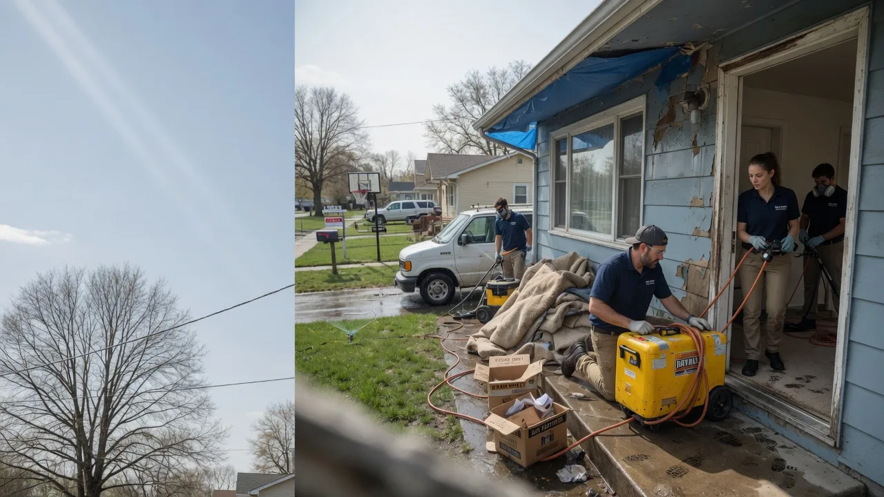 Basement Flood Cleanup in Langsville, OH near me